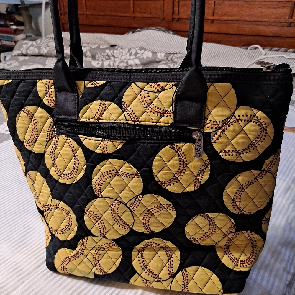 N GIL Womens Teens Fastpitch Fast Pitch Softball Quilted Shoulder Tote B…